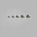 Asscher Moissanite Melee — Calibrated Loose Accent Stones, D VVS (Wholesale)