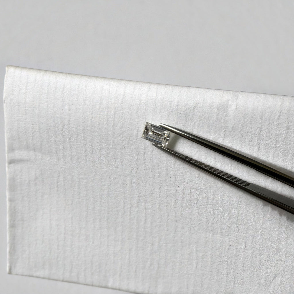 Baguette Moissanite Melee — Calibrated Loose Accent Stones, D VVS (Wholesale)