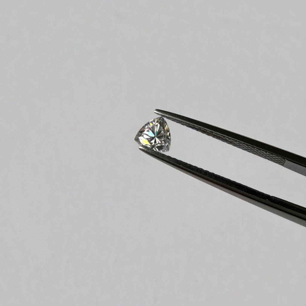 Trillion Moissanite Melee — Calibrated Loose Accent Stones, D VVS (Wholesale)