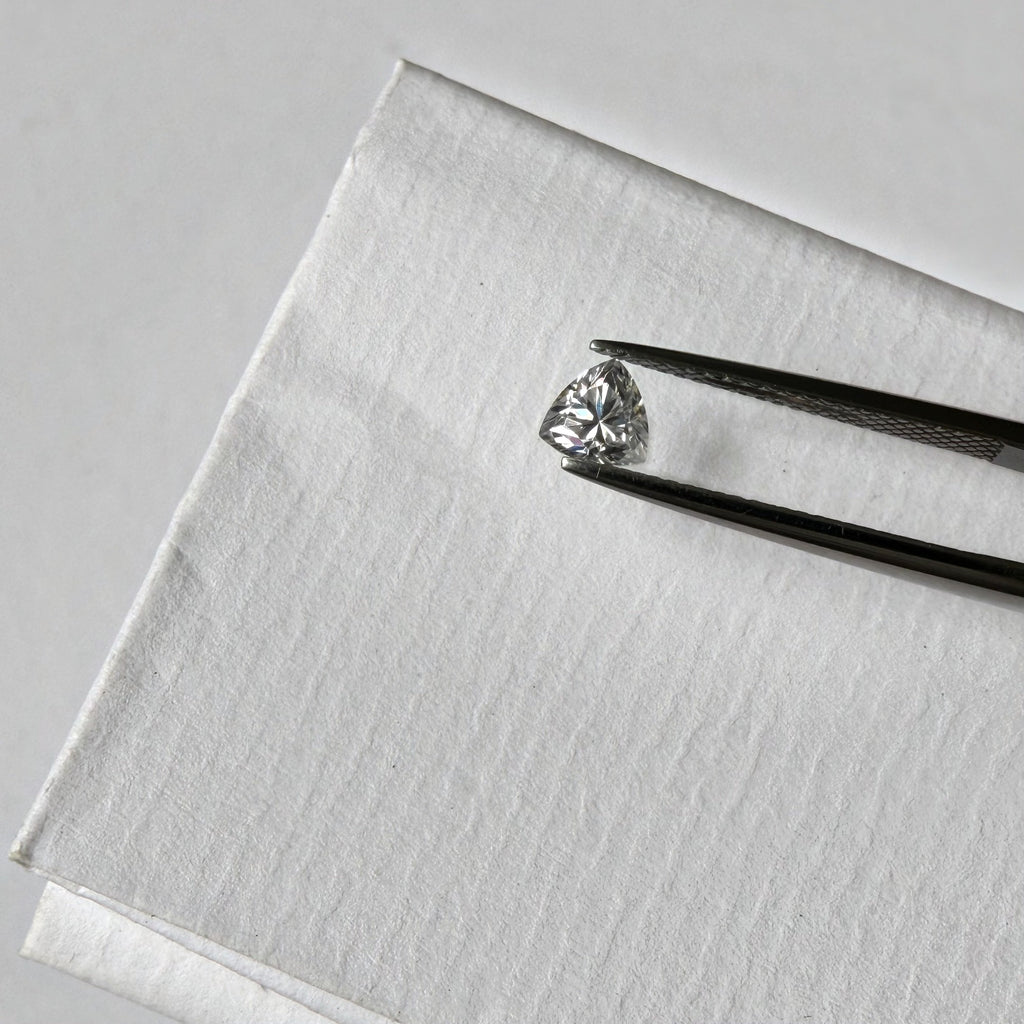 Trillion Moissanite Melee — Calibrated Loose Accent Stones, D VVS (Wholesale)