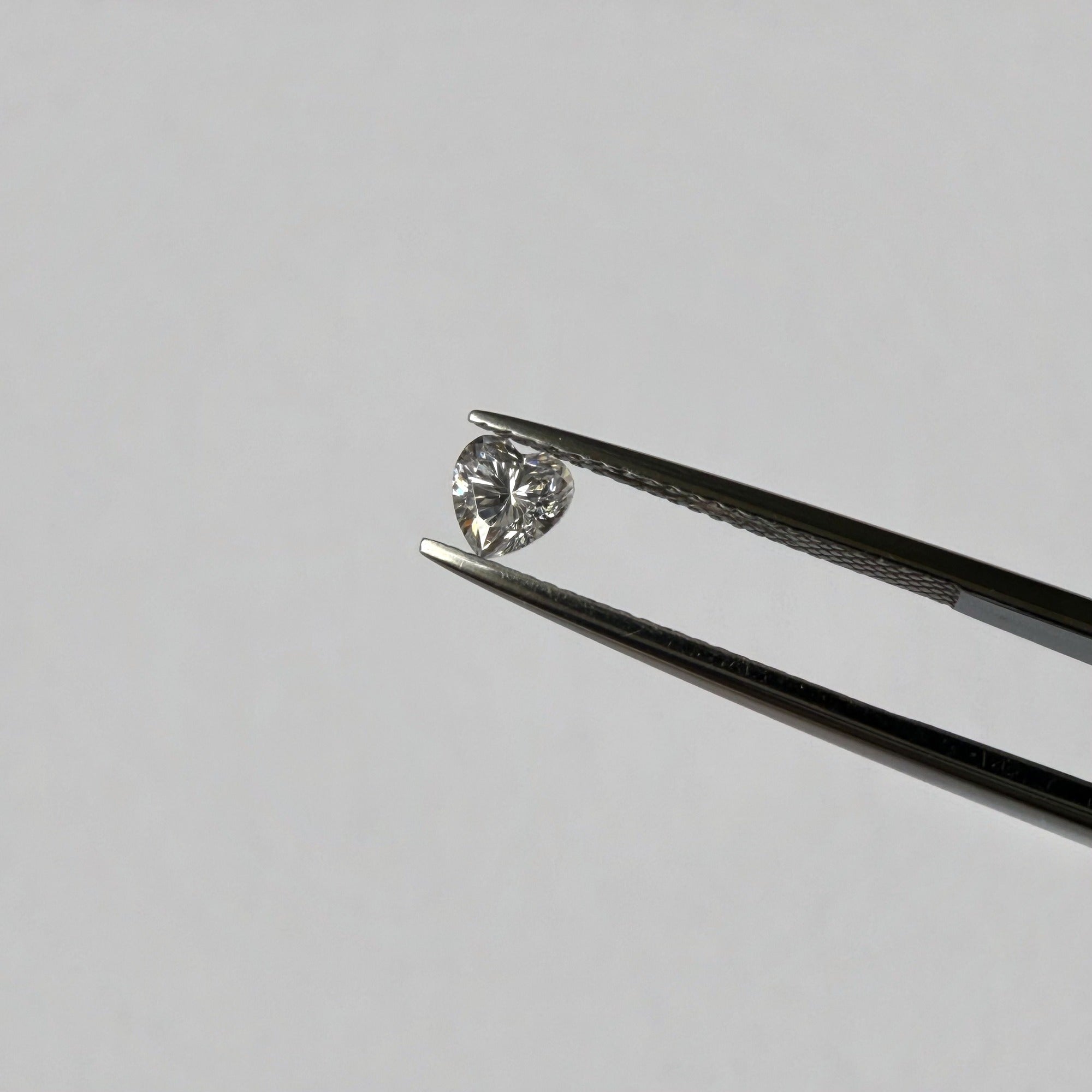 Heart Moissanite Loose Stones by the Carat — D VVS, Calibrated (Wholesale)