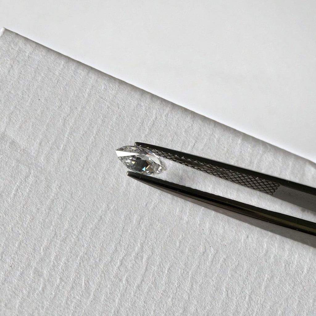 Marquise Moissanite Melee — Calibrated Loose Accent Stones, D VVS (Wholesale)
