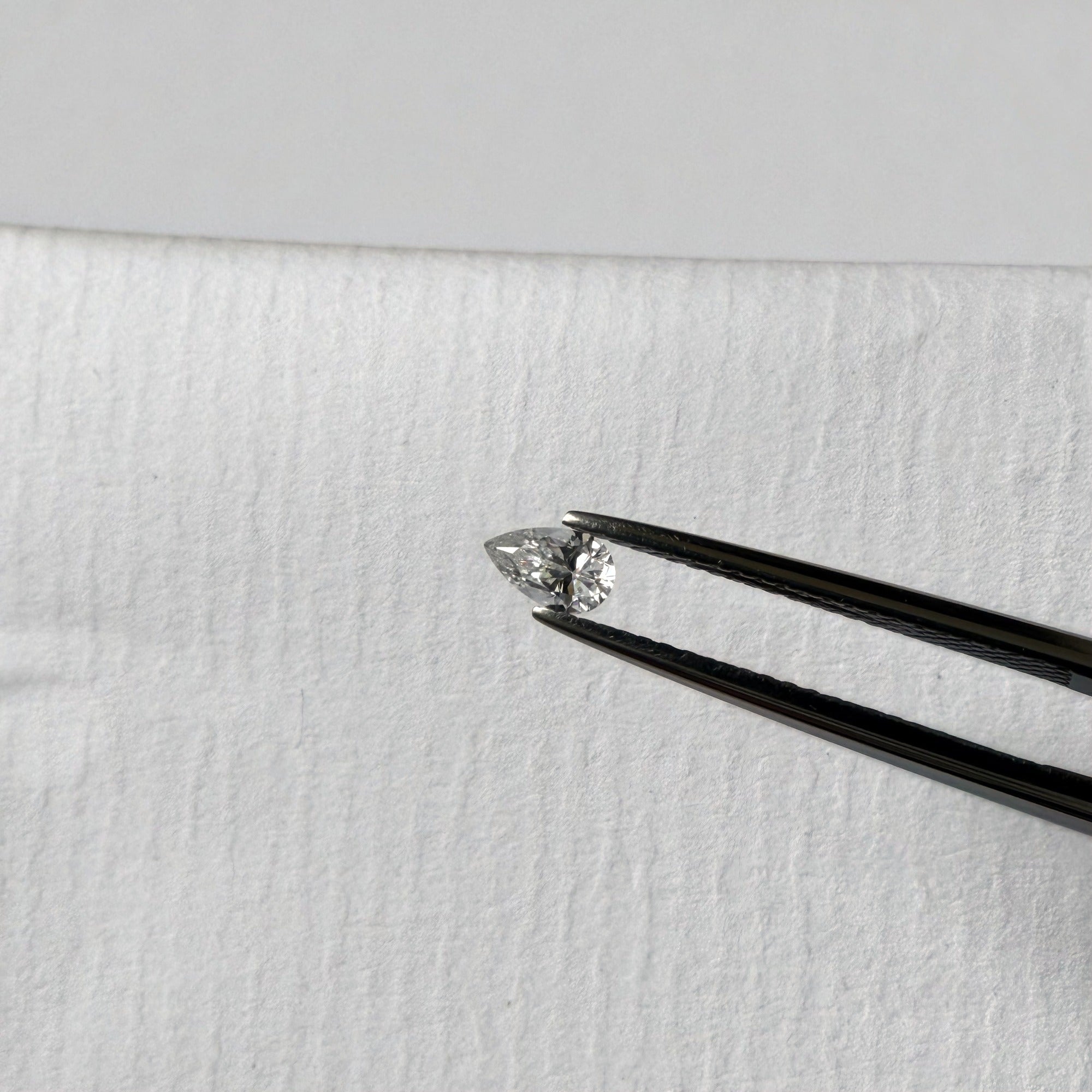 Pear Moissanite Loose Stones by the Carat — D VVS, Calibrated (Wholesale)