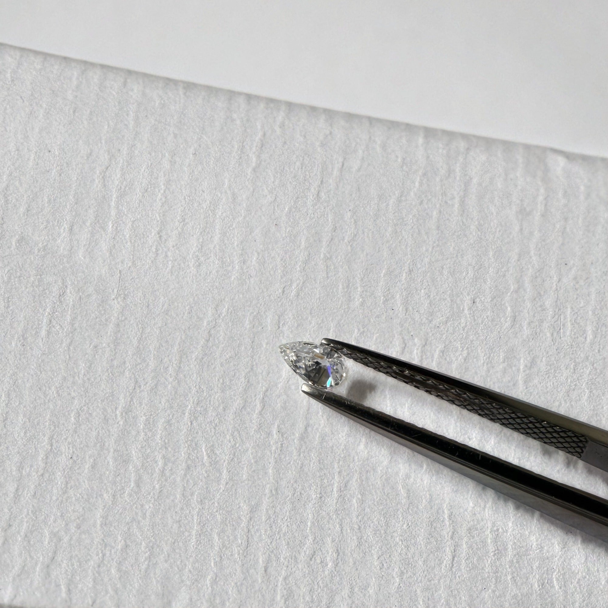 Pear Moissanite Melee — Calibrated Loose Accent Stones, D VVS (Wholesale)