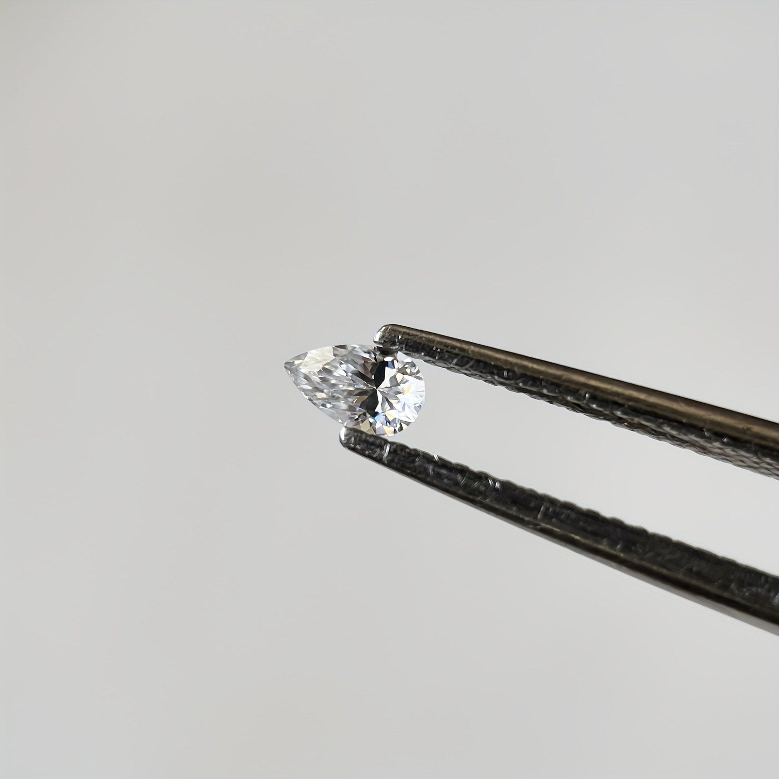 Pear Moissanite Melee — Calibrated Loose Accent Stones, D VVS (Wholesale)