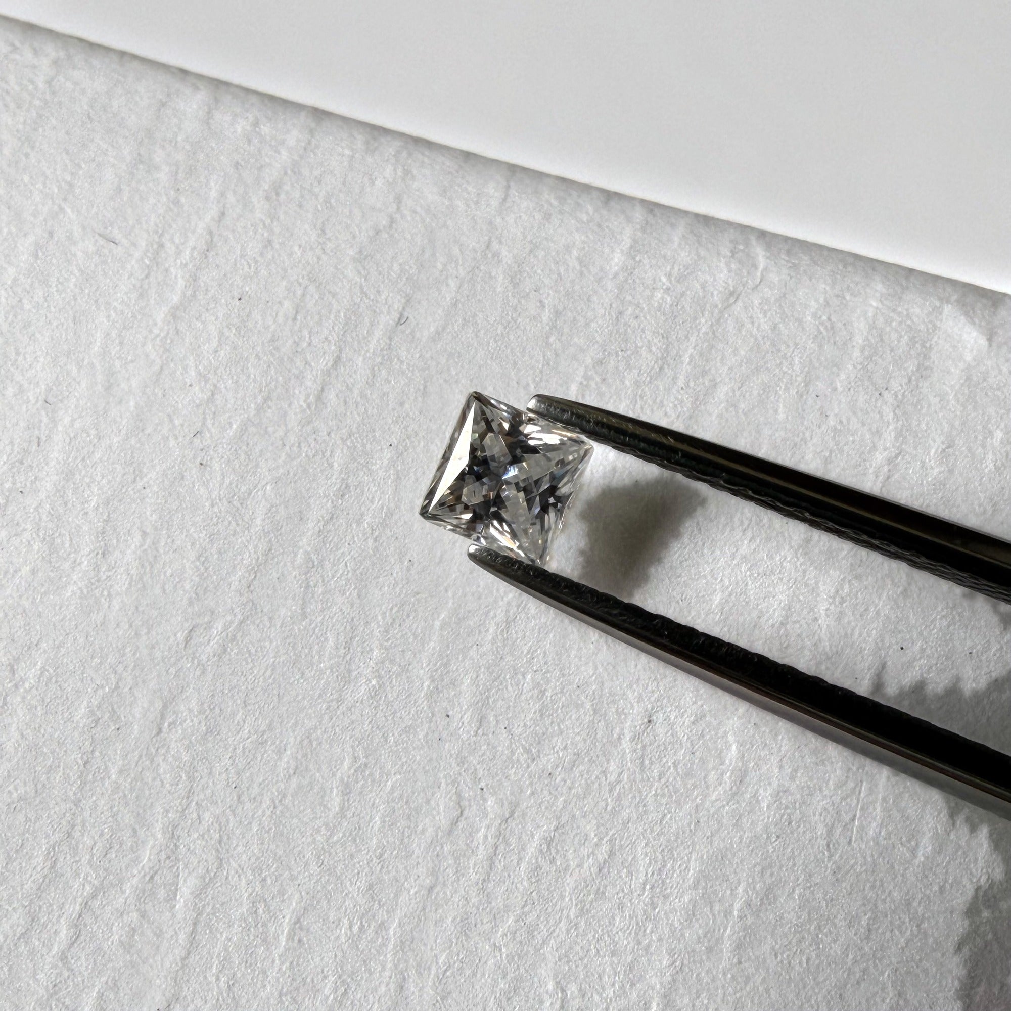 Princess Moissanite Melee — Calibrated Loose Accent Stones, D VVS (Wholesale)
