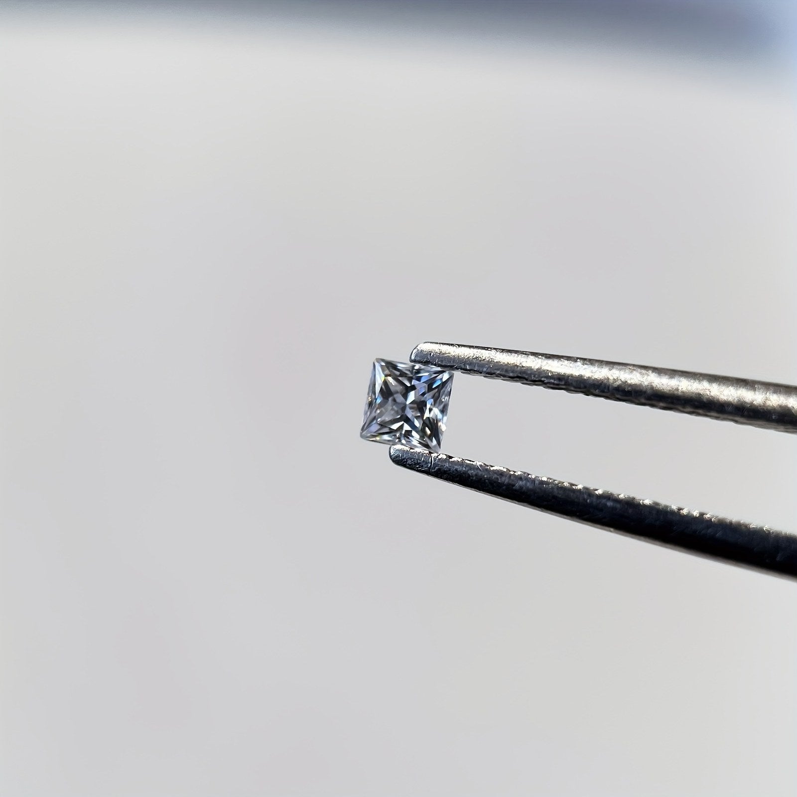 Princess Moissanite Melee — Calibrated Loose Accent Stones, D VVS (Wholesale)