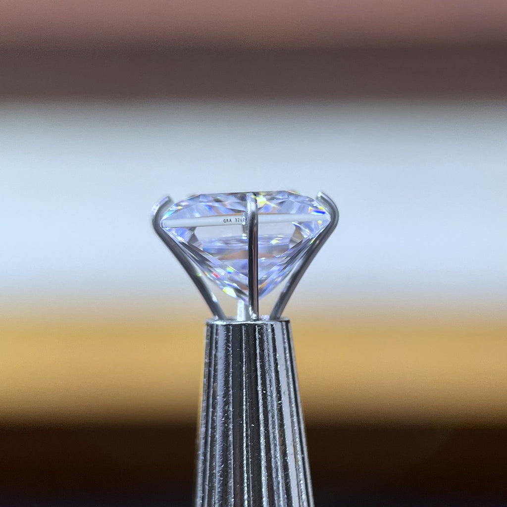 Princess Moissanite Loose Stones by the Carat — D VVS, Calibrated (Wholesale)