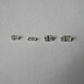 Radiant Moissanite Melee — Calibrated Loose Accent Stones, D VVS (Wholesale)
