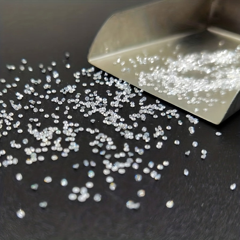 Round Moissanite Melee — Calibrated Loose Accent Stones by the Carat, D VVS (Wholesale)