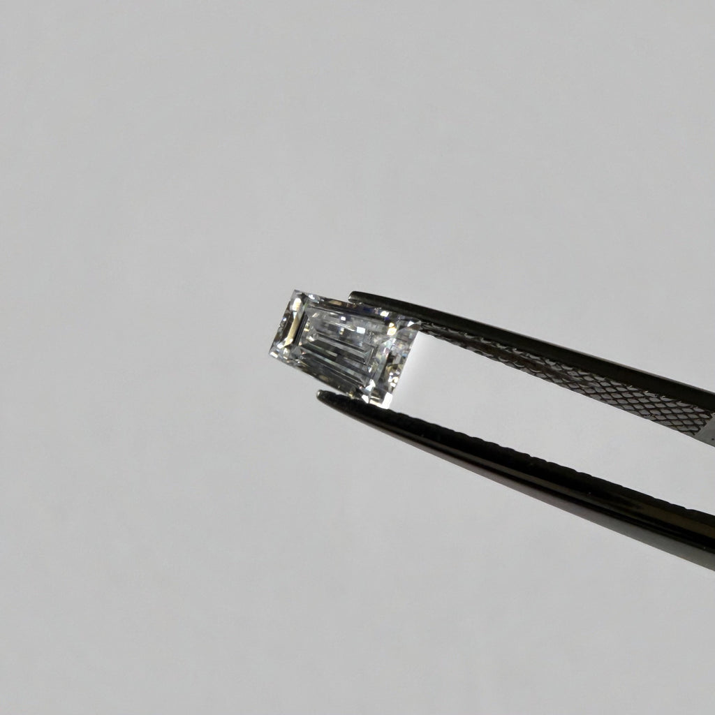 Trapezoid Moissanite Melee — Calibrated Loose Accent Stones, D VVS (Wholesale)